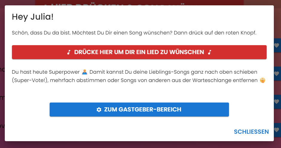 Zum Gastgeber-Bereich