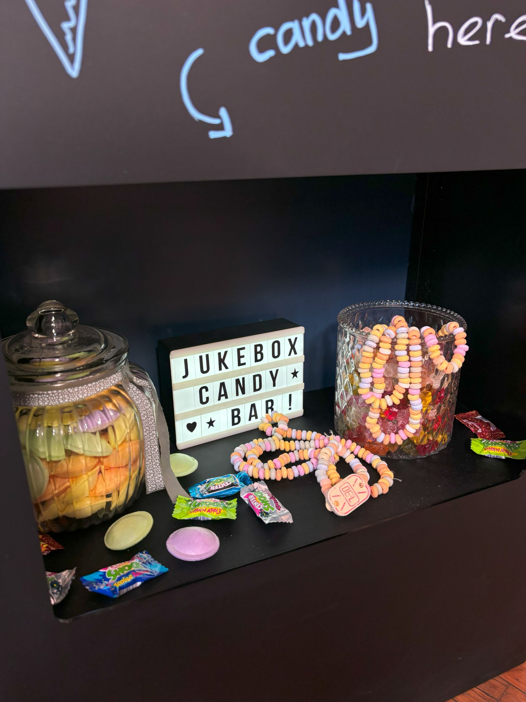 Candy-Bar als Highlight der Feier