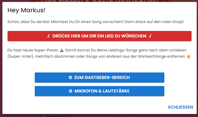 Mikrofon-Einstellungen öffnen